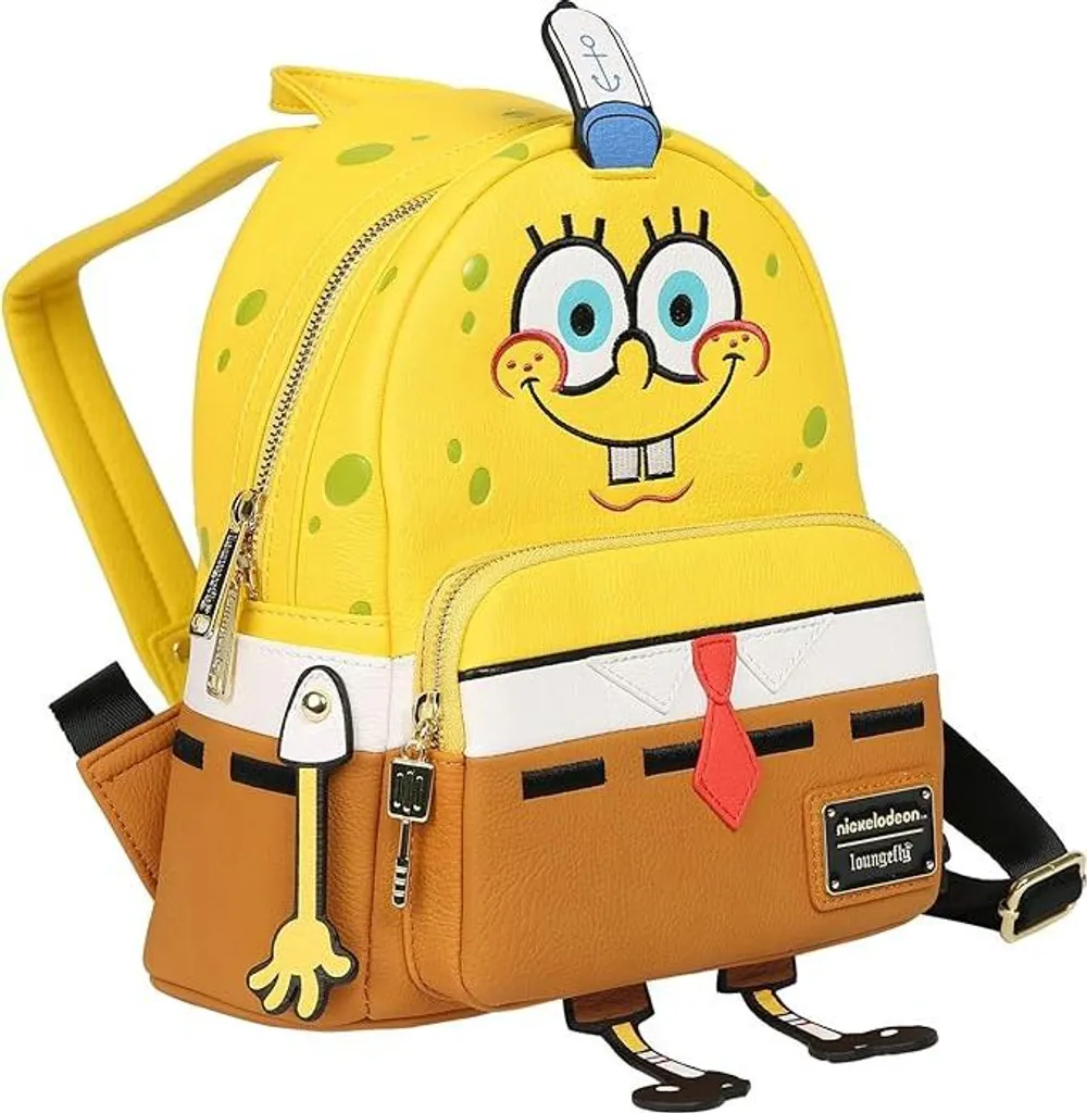 Sac à dos Loungefly Bob l'Éponge - Mini sac de collection Spongebob - 3