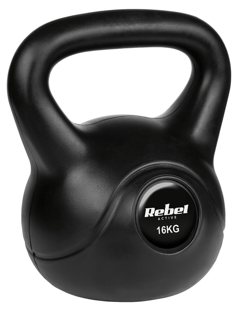 Rebel RBA-2318 Kettlebell Active 16 kg, nero Immagine del prodotto 