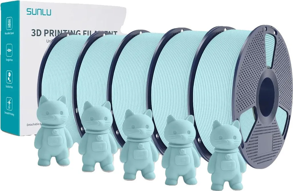 Filament 3D PLA 1,75 mm Power Blue - Bobine Format 5KG Haute Qualité