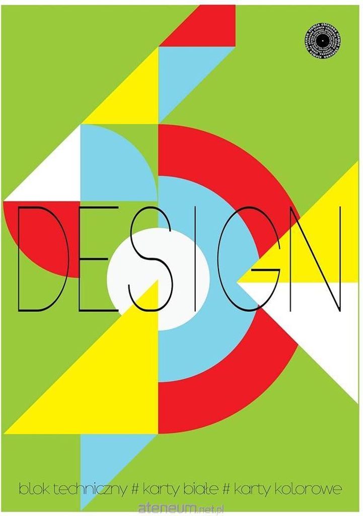 Blok techniczny A4/20K biały+kolor Design (10szt)