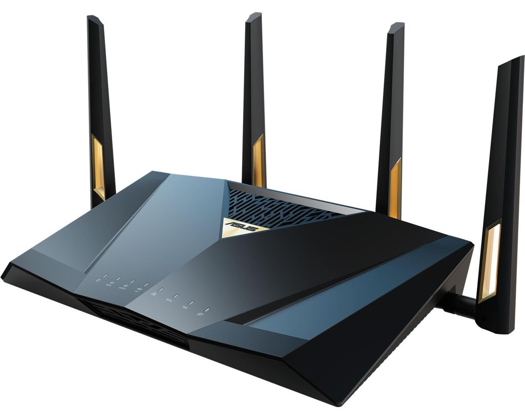 ASUS RT-BE88U - Wireless Router 9-Port-Switch Produktbild 
