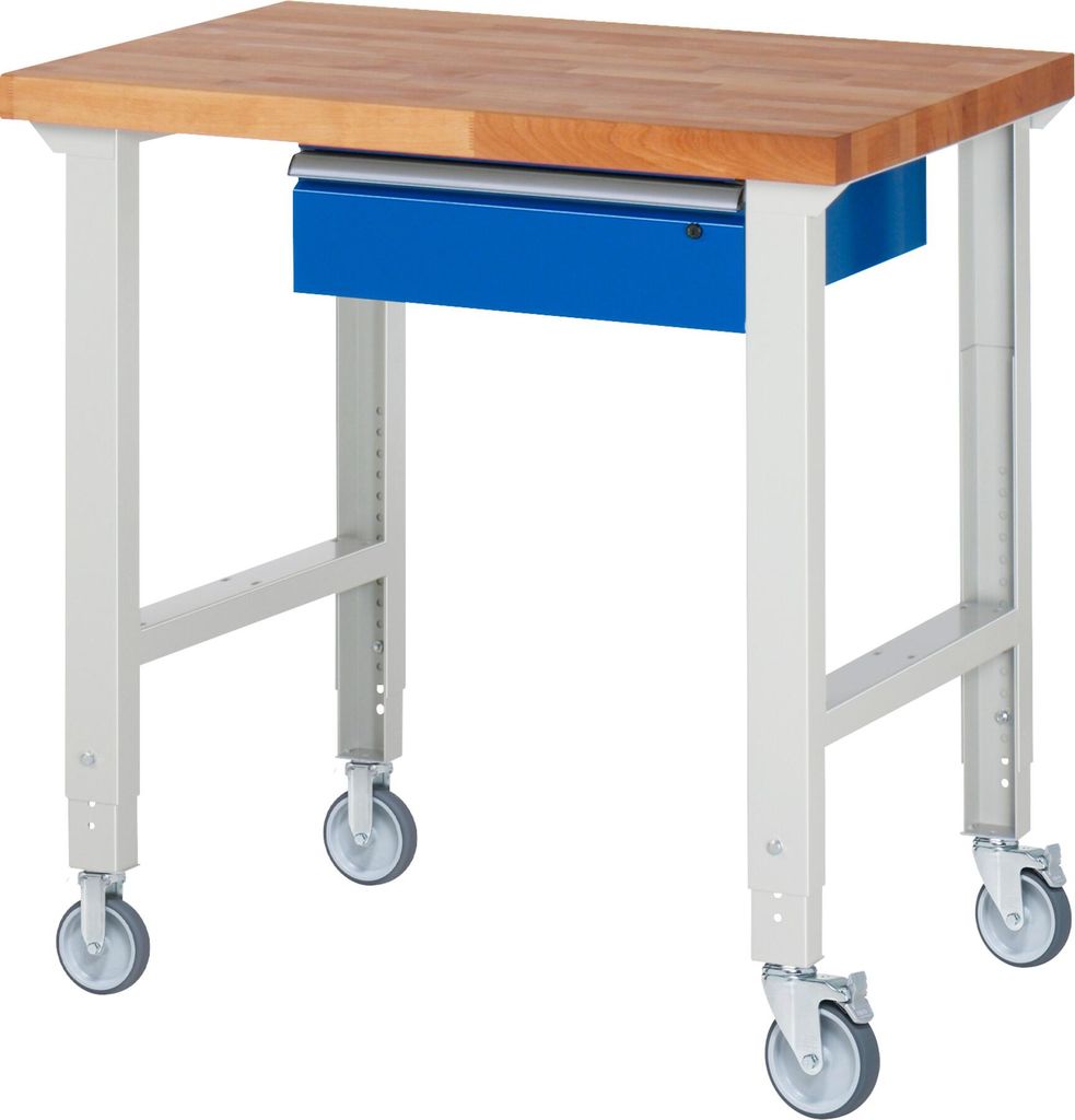 Rau Fahrbare Werkbank höhenverstellbar 7001A1, B1000xT700xH950-1000mm