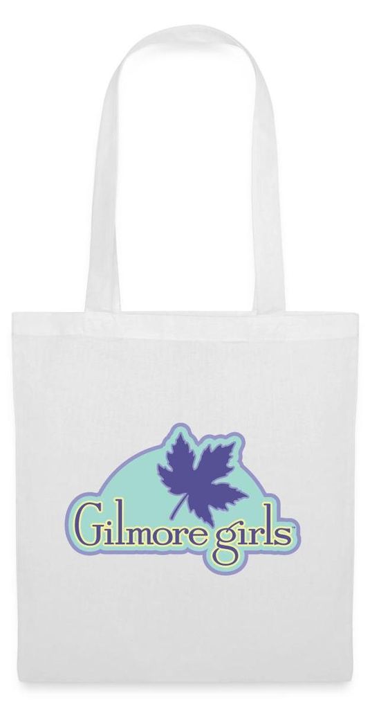 Spreadshirt Gilmore Girls Logo Stoffbeutel, One size, Weiß