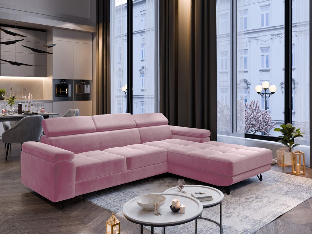 FurMeb24 ECKSOFA OLIVIO - 250 x 183 cm monolith 62 - mit Produktbild 