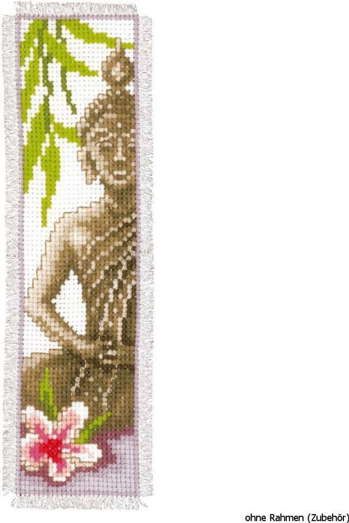 Vervaco-Lesezeichen "Buddha", Zählmuster