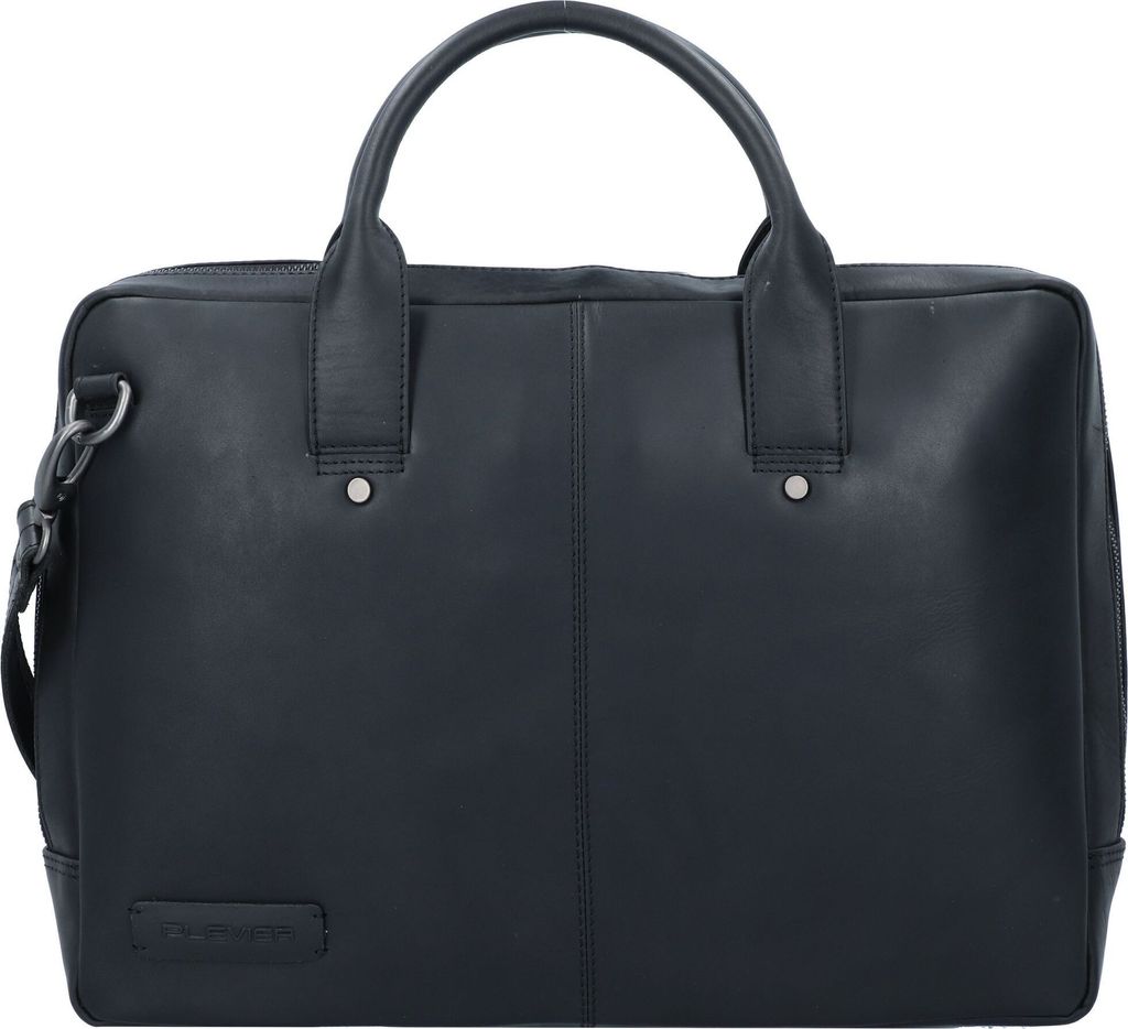 Plevier Navigator Loran Aktentasche Leder 39 cm Laptopfach