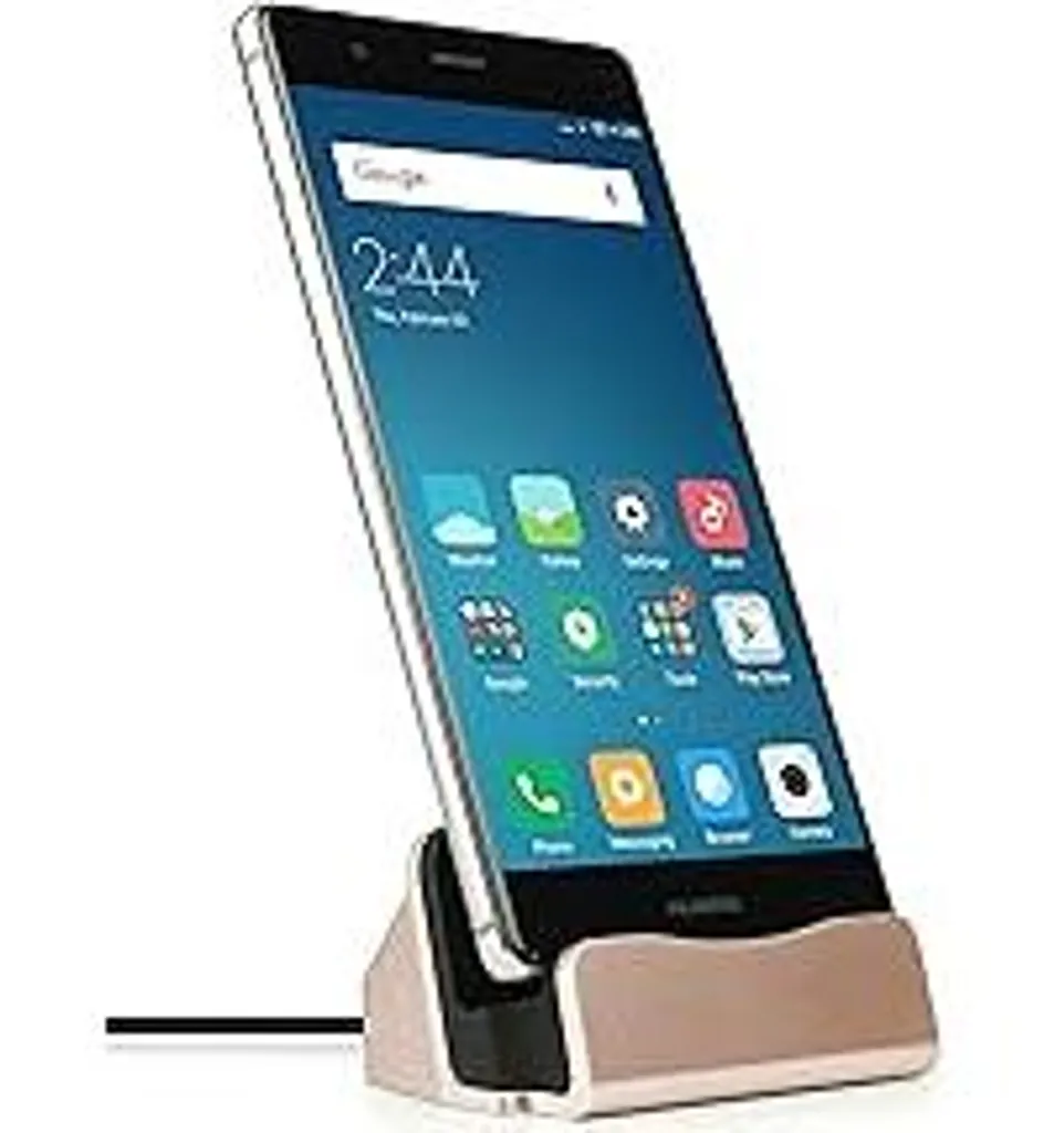 Supporto Dock USB C Rosa MyGadget - Carica Galaxy S24 Huawei iPhone