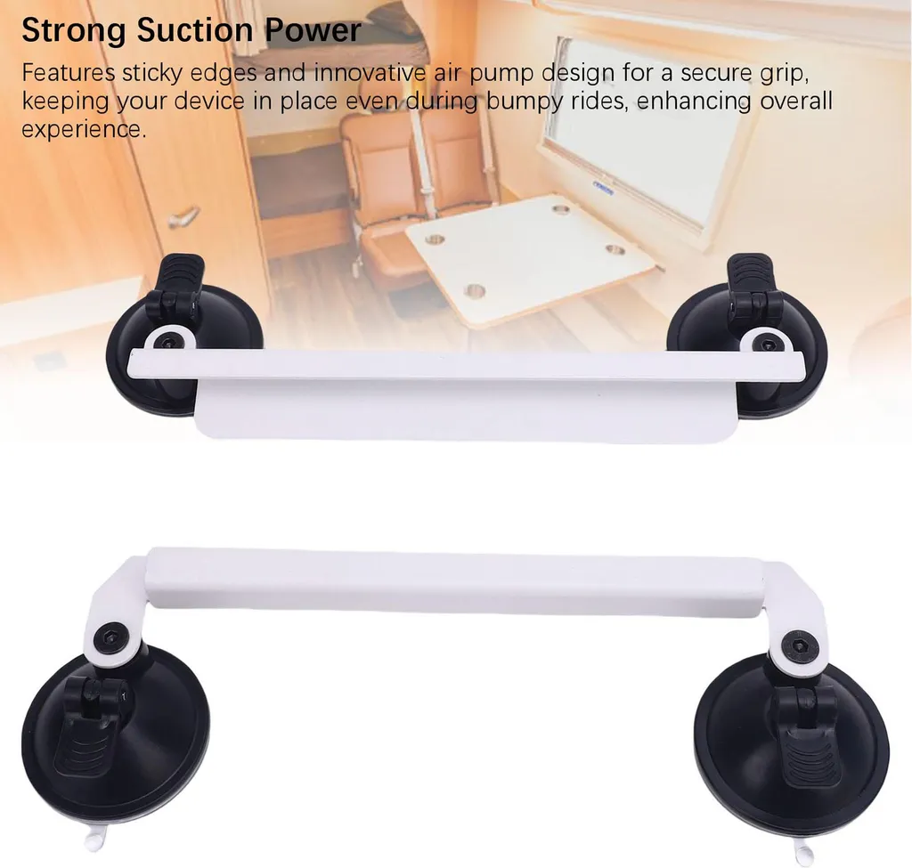 Support de toit portable blanc multifonction avec ventouse sécurisée