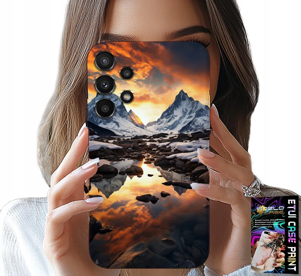 Cover Samsung Galaxy A32 4G Montagna Everest + Pellicola Protettiva