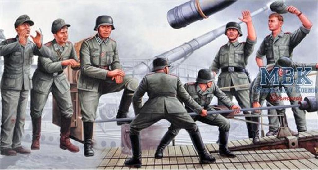 Equipaggio dell'artiglieria tedesca Trumpeter per Immagine del prodotto 