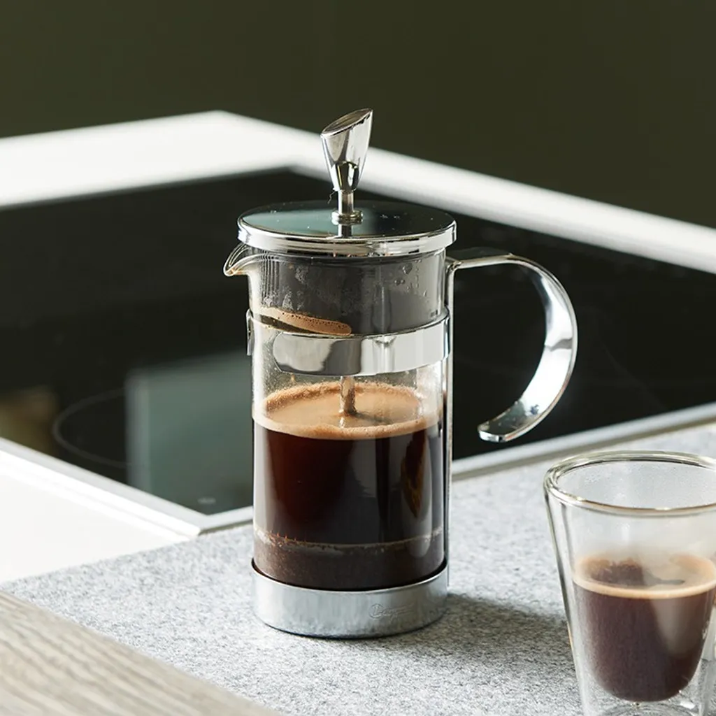 Caffettiera French Press Luxe 350ml Leopold Vienna - Design Acciaio - 4