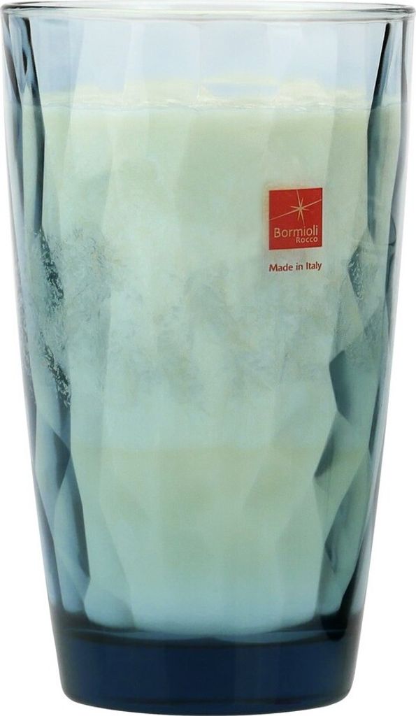 Diamond Candle von Candle Factory im Glas smoke-blue groß Lebenslust mit Duft : Baumwolle & Wood Diamond Candle groß: Baumwolle & Wood