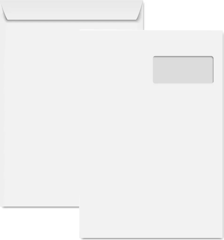 Pochette Envoi Dossier A4 Clairalfa 1411C Enveloppe C4 Blanche Bureau