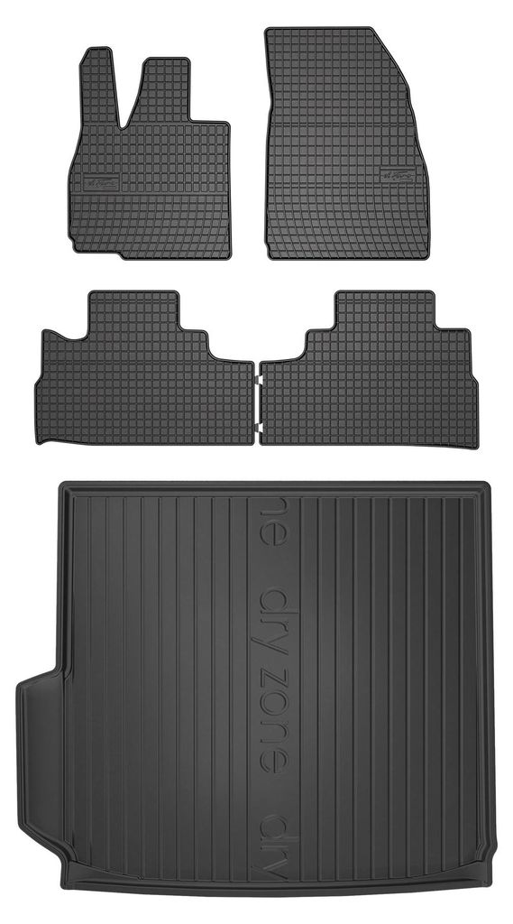 Tapis en caoutchouc + bac de coffre pour Omoda 9 2025- Image du produit 