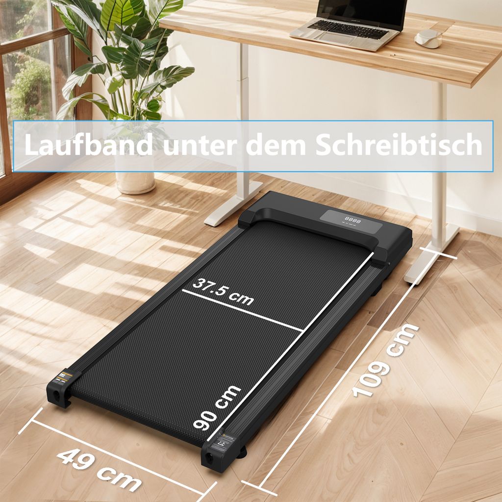 Q29 Gehband Laufband 1-6 km/h Laufflächengröße 37.5x90cm Produktbild 9
