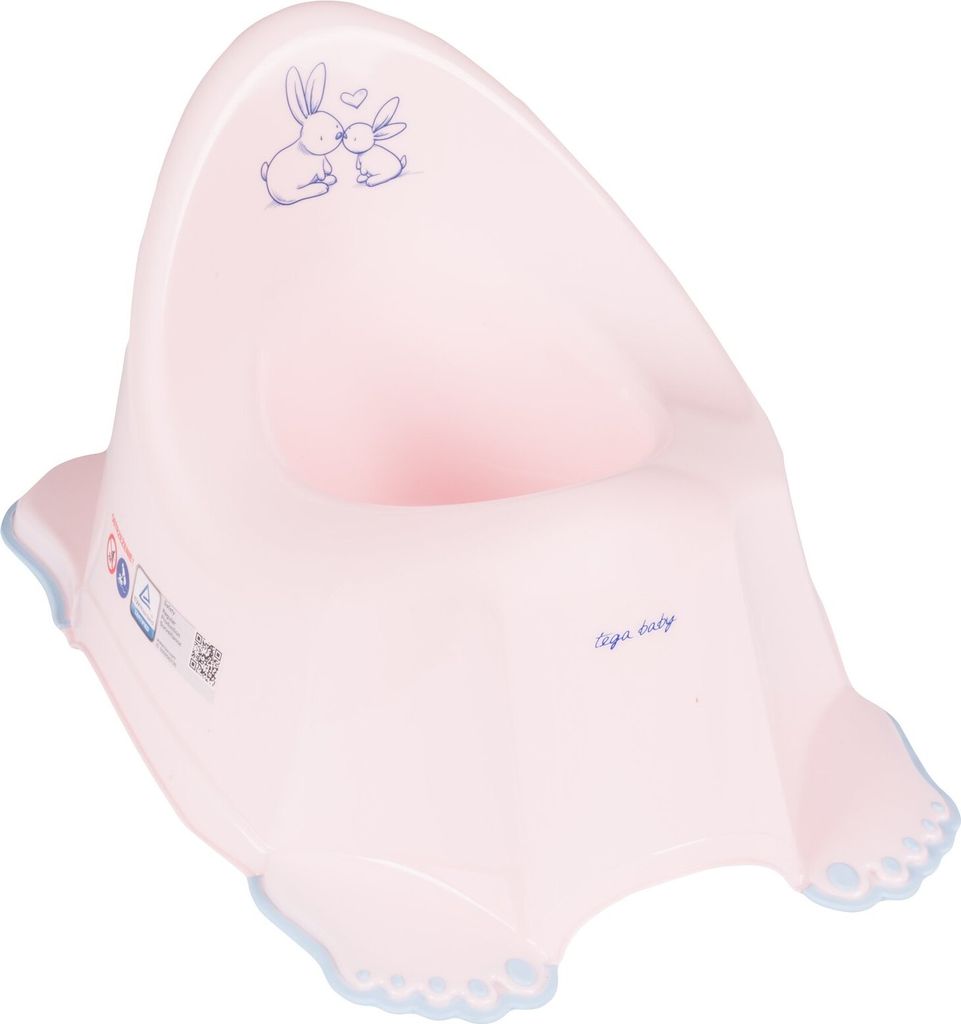 TEGA BABY Nocnik króliczek - różowy Zdjęcie produktu 