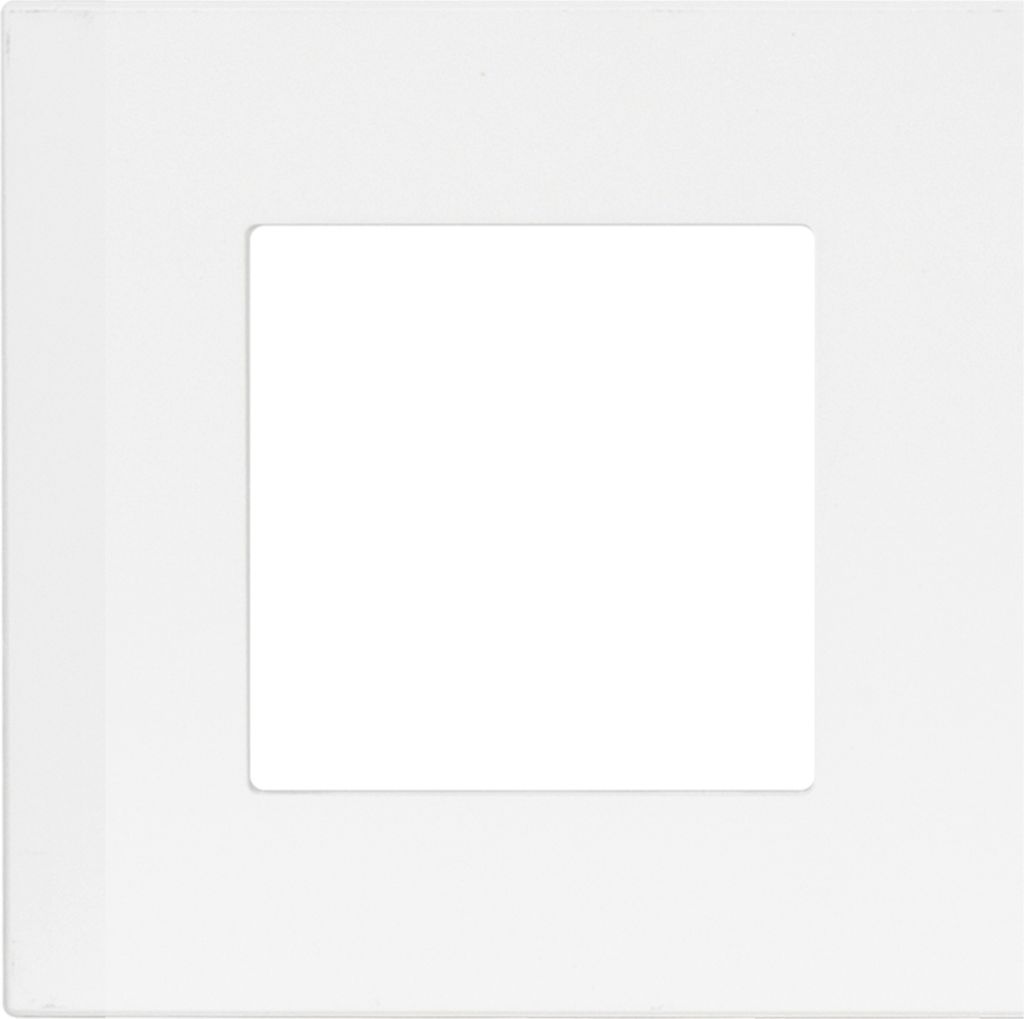 PVC-Rahmen WHITE 1-polig für RTX SH-System Produktbild 