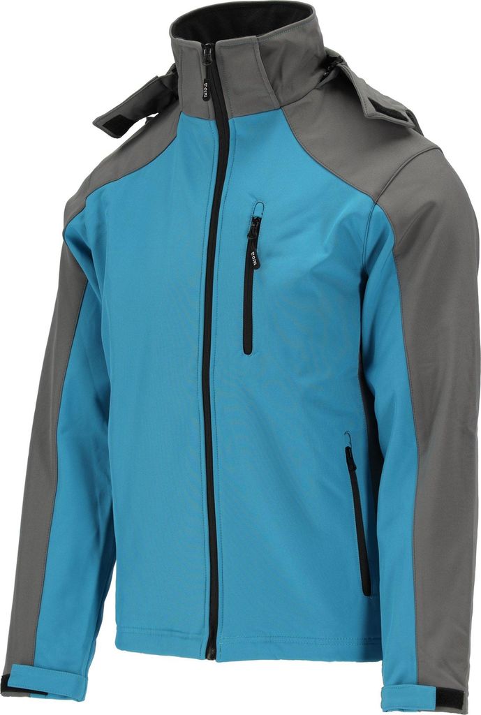 Yato Softshell Jacke mit Kapuze Blau Größe S