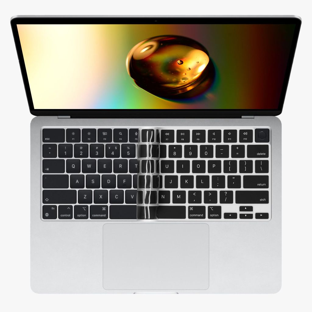 kwmobile Silikon Tastaturschutz für Apple MacBook Air 13 M5 Produktbild 