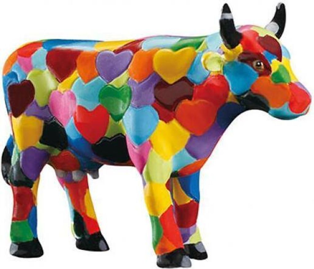 Heartstanding Cow - Cowparade Kuh Small