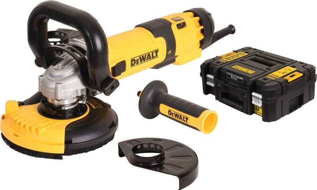 DEWALT DWE4257KT Elektronik-Winkelschleifer 125mm 1500W Produktbild 