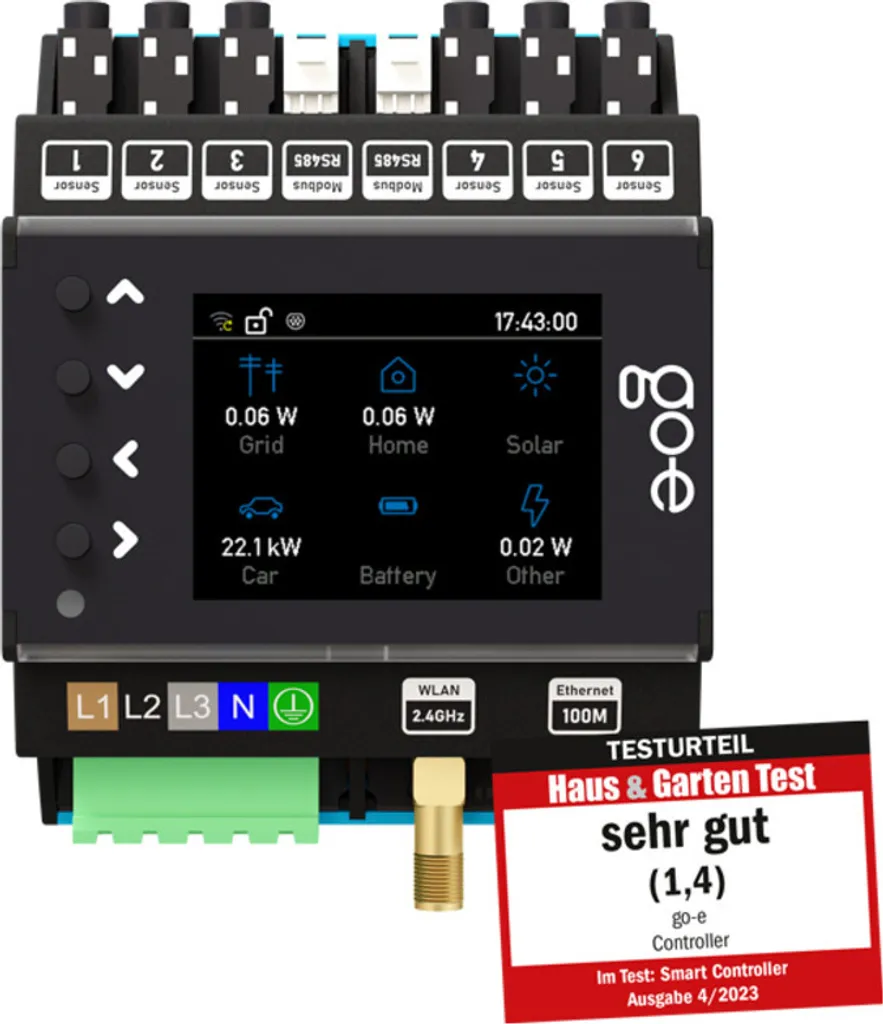 Switch of Controller go-e CH-30-01 Noir Haute Précision de Commutation - 13