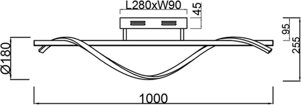 Lampada da soffitto moderna con LED integrato ISABEL argento RL R62201106 - 8