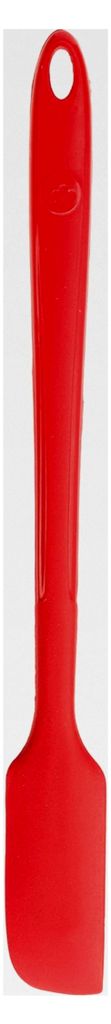 Teigschaber S | Silikon | Hitzebeständig | Spülmaschinengeeignet | 27 cm | Farbe: rot