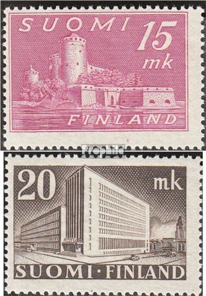 Briefmarken Finnland 1945 Mi 317-318 (kompl.Ausg.) postfrisch Freimarken
