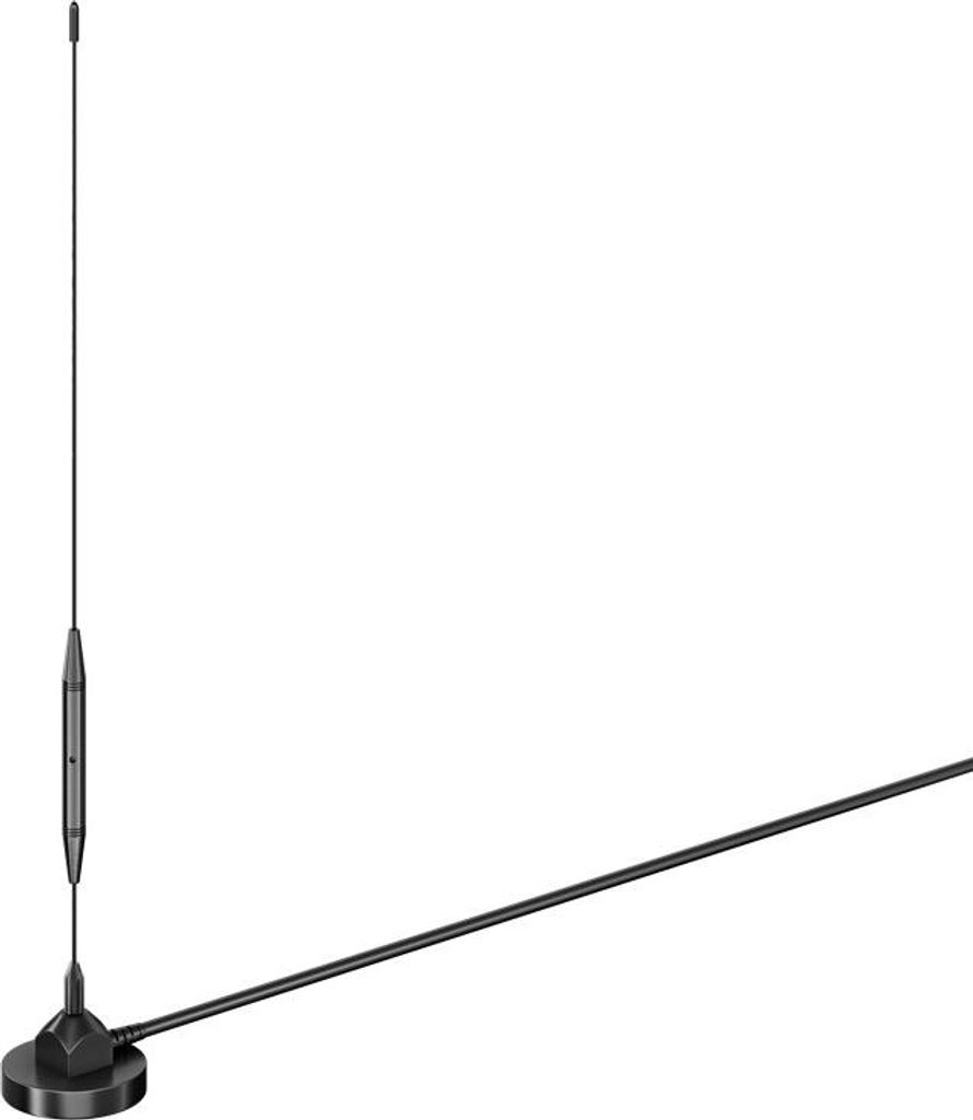 Goobay 67086 Antenna passiva DVB-T2 (HD) per interni, nera, Immagine del prodotto 