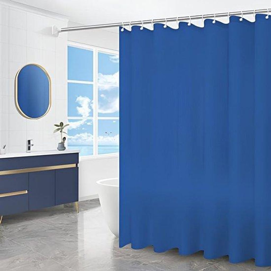 Badezimmerrollo, 180x200, Badrollo, Ersatzrollo, blauw