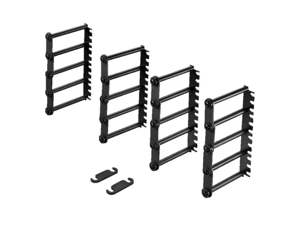 Gestion de Câbles pour Serveur 4 HE Montage Rapide 19 Pouces x4