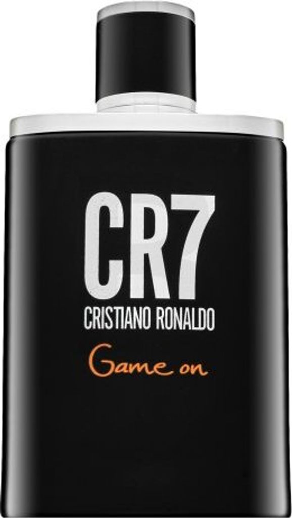 A product shot of a bottle of Cristiano Ronaldo CR7 Game On Eau de Toilette.