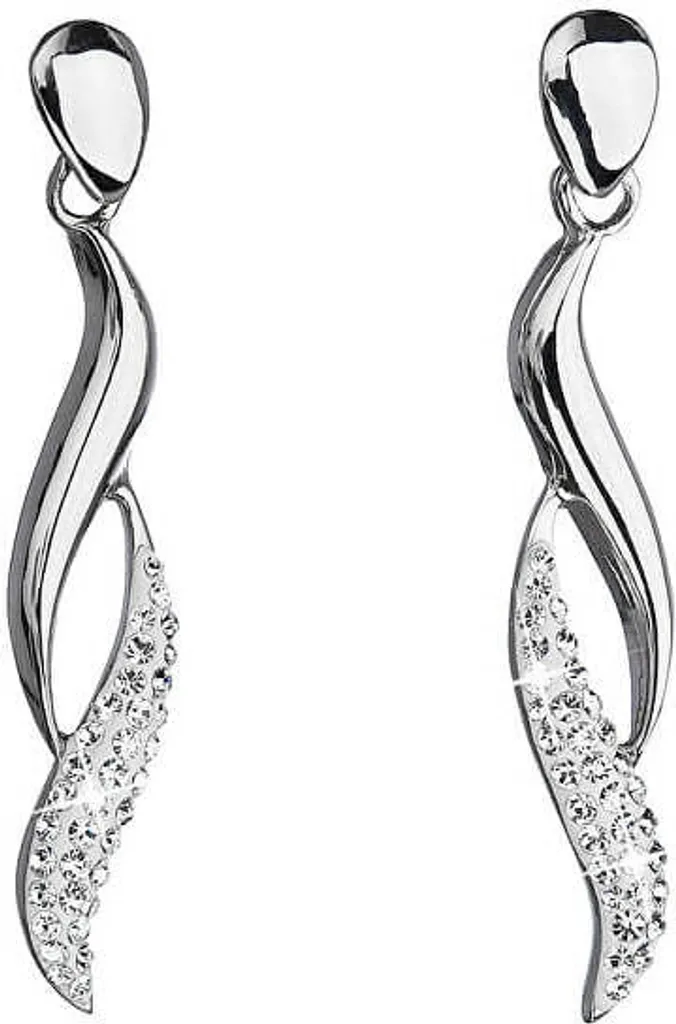 Boucles d'oreilles cristaux 31162.1 avec finition luxe et éclat pur