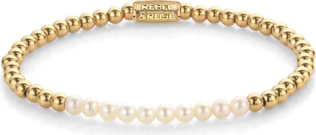 Rebel and Rose Stones Only RR-40127-G Damenarmband, Armbandumfang:15cm