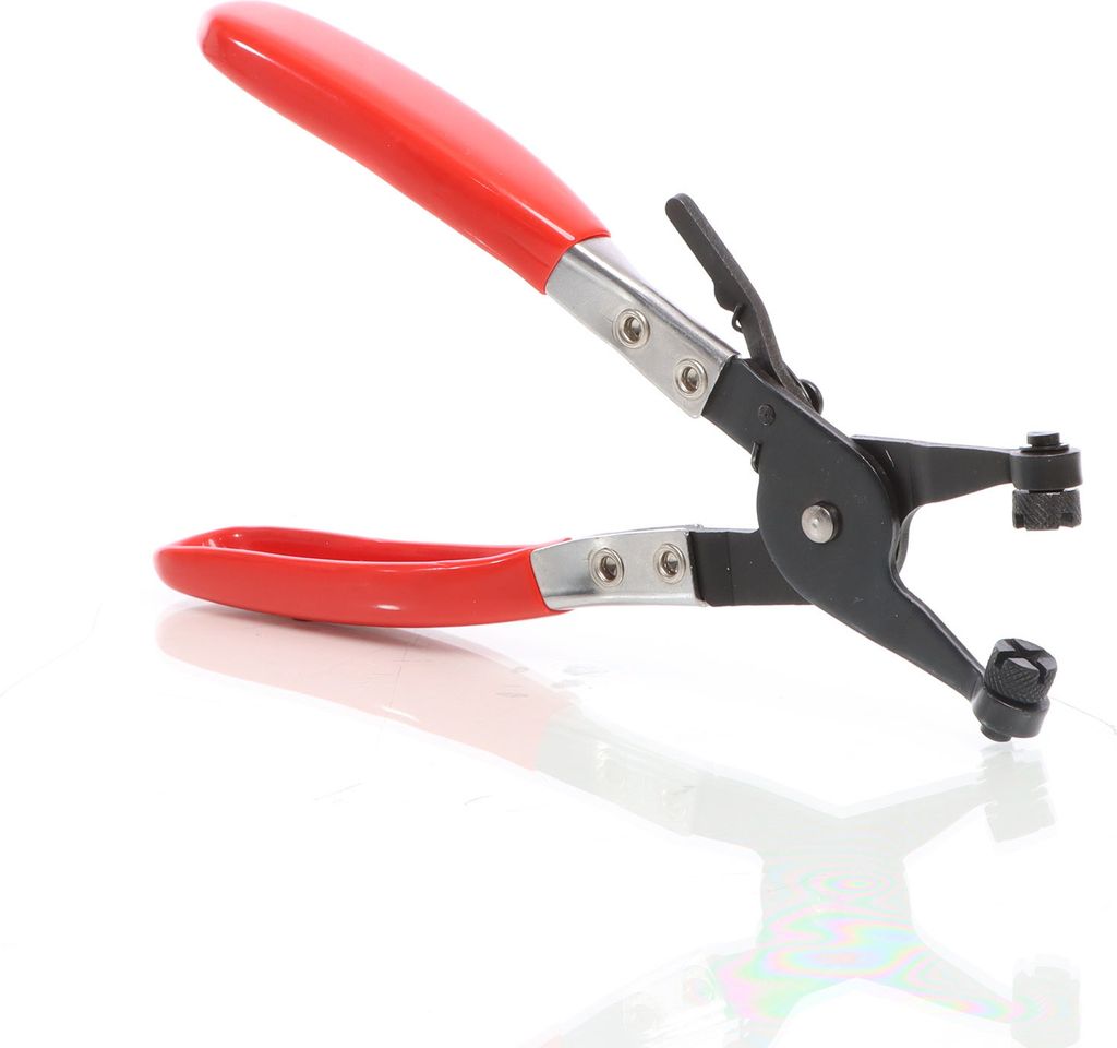 XPOtool Schlauchschellenzange 220 mm, mit rotierenden Backen, Schlauchzange für 0-48 mm Schlauchklemmen und Federbandschellen zum Schlauch Wechsel...