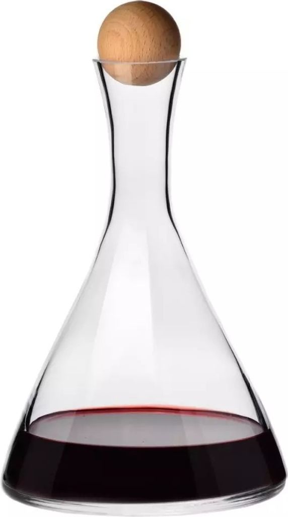 KROSNO Wine Connoisseur Rotwein Karaffe 1000 ml – handgemacht, elegante Glas-Karaffe für Rotwein