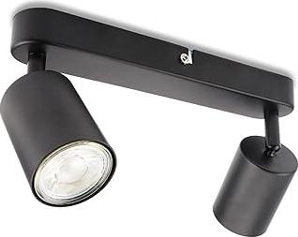 da LIGHT LED Deckenlampe 2-flammig, Dreh und Schwenkbar Deckenstrahler Spotleuchte Wandspot, GU10 (ohne Leuchtmittel) Retro/Vintage Deckenleuchte 2...