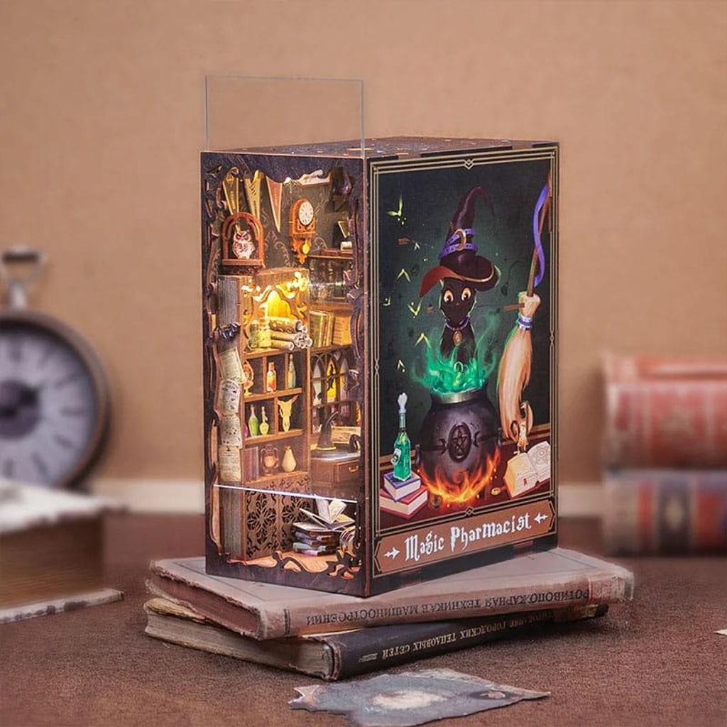 DIY Book Nook Magische Apotheke - 3D-Puzzle - 282 Teile - Produktbild 