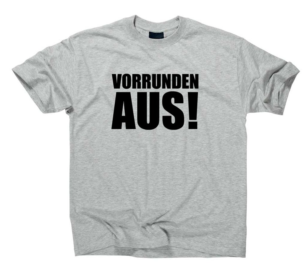 Styletex23 T-Shirt Vorrundenaus Fun, sport grey, S