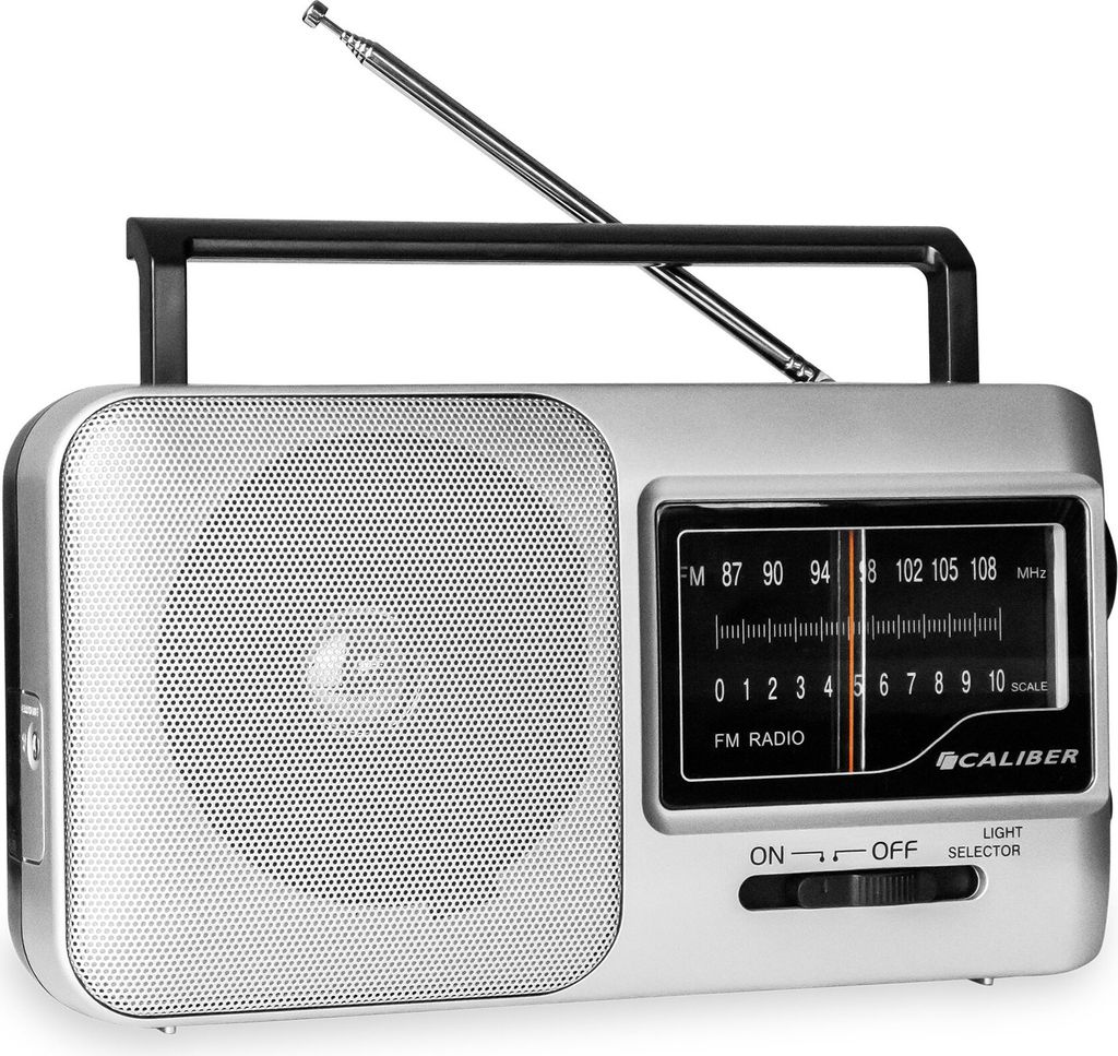 Prenosné rádio Caliber Retro 3000 - batérie alebo sieťový Obrázok produktu 