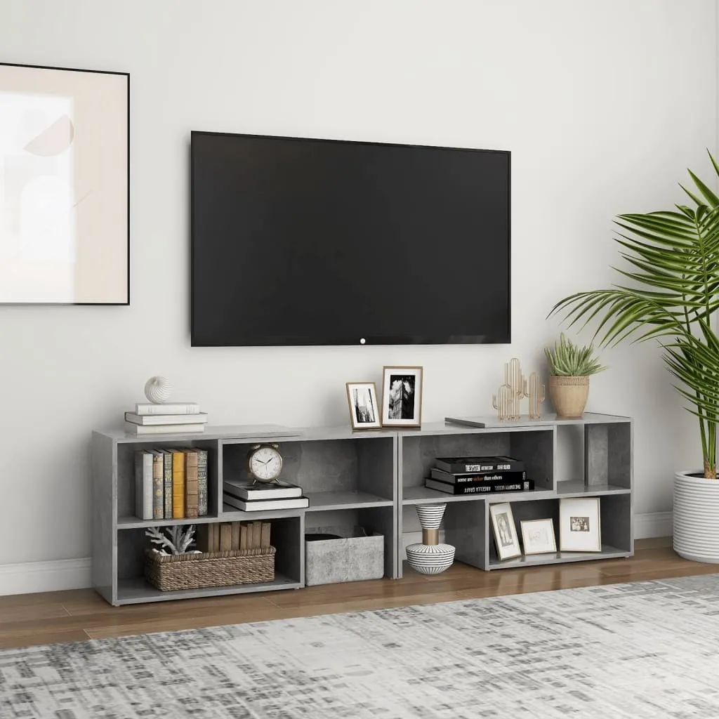 Porta TV 150cm Grigio Cemento Maison Exclusive | Design Salotto