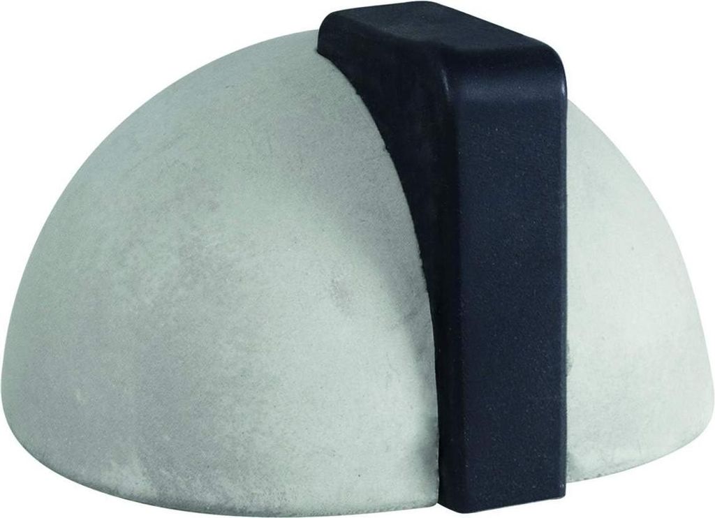 Boden Türstopper Beton Grau Ø 92 mm thermoplastisches Gummi schwere Qualität