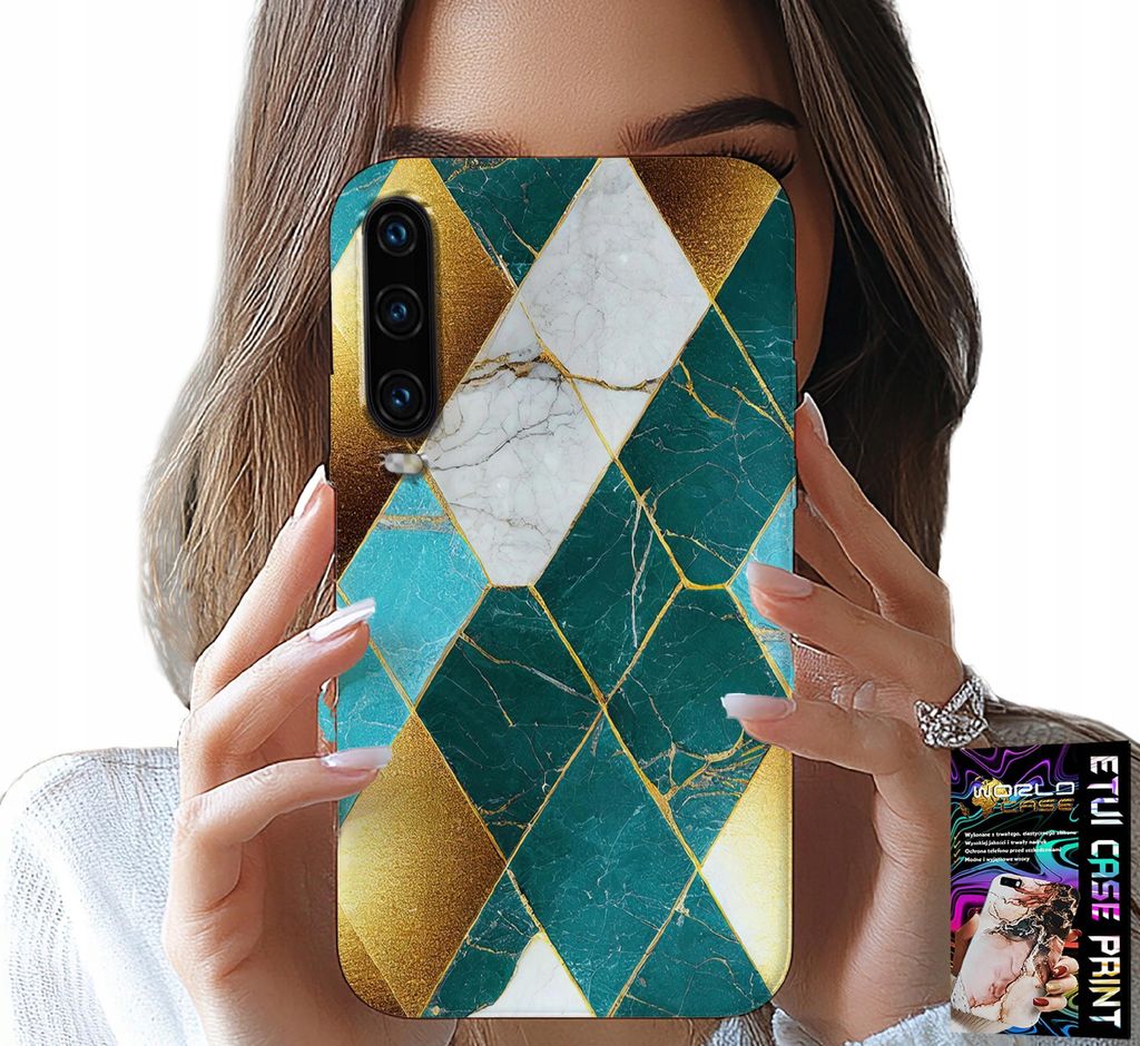 Hülle Für Huawei P30 - Elegante Modische Designs Hülle + Folie
