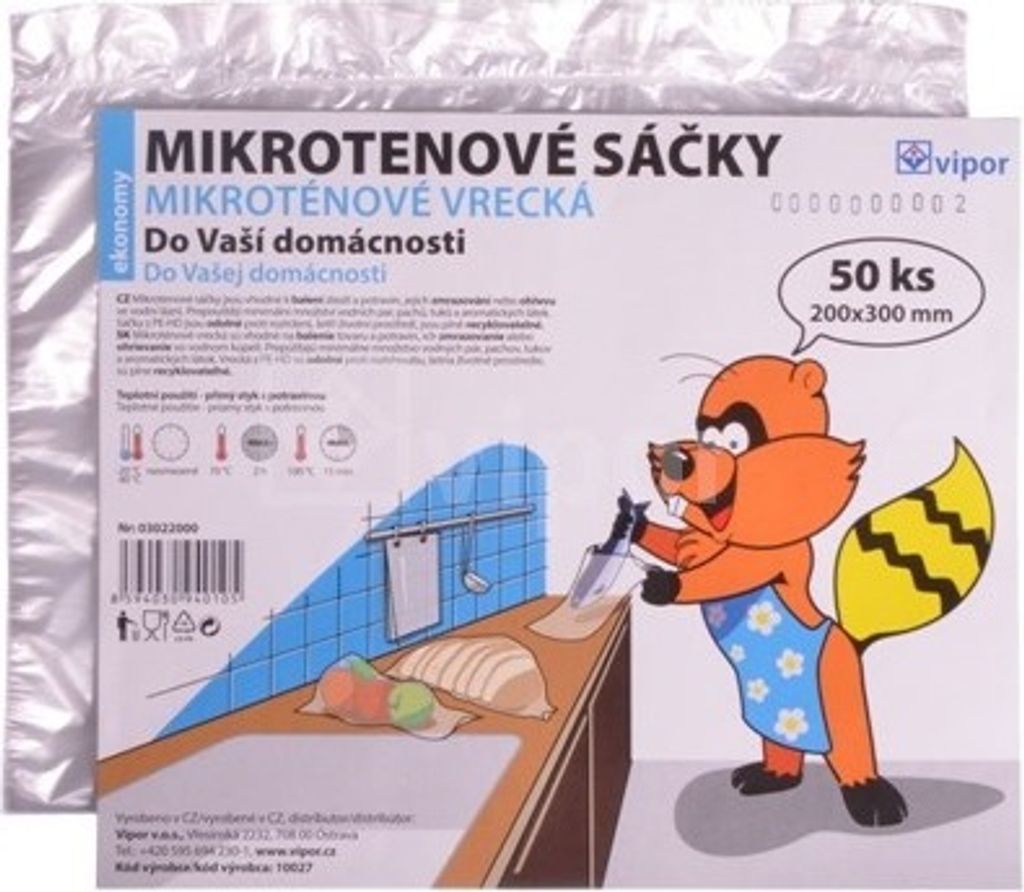 Microtene-Beutel 16x24cm 50 Stück klar ECO Produktbild 
