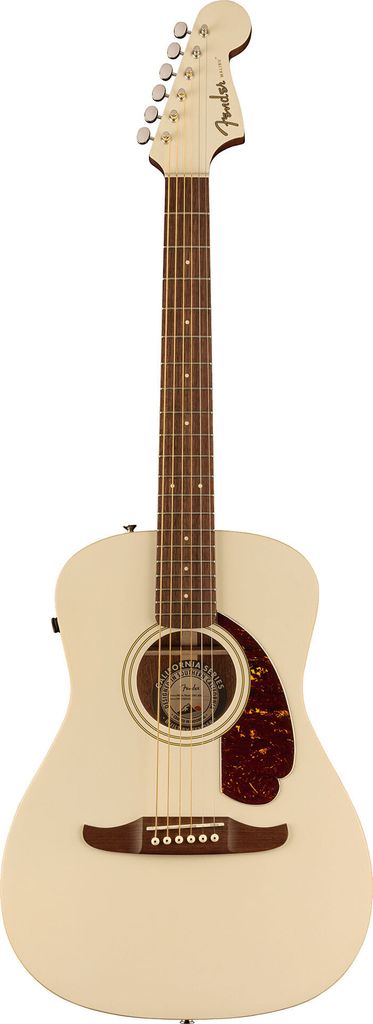 Fender Malibu Player Olympic White Sonstige Elektro-Akustikgitarren