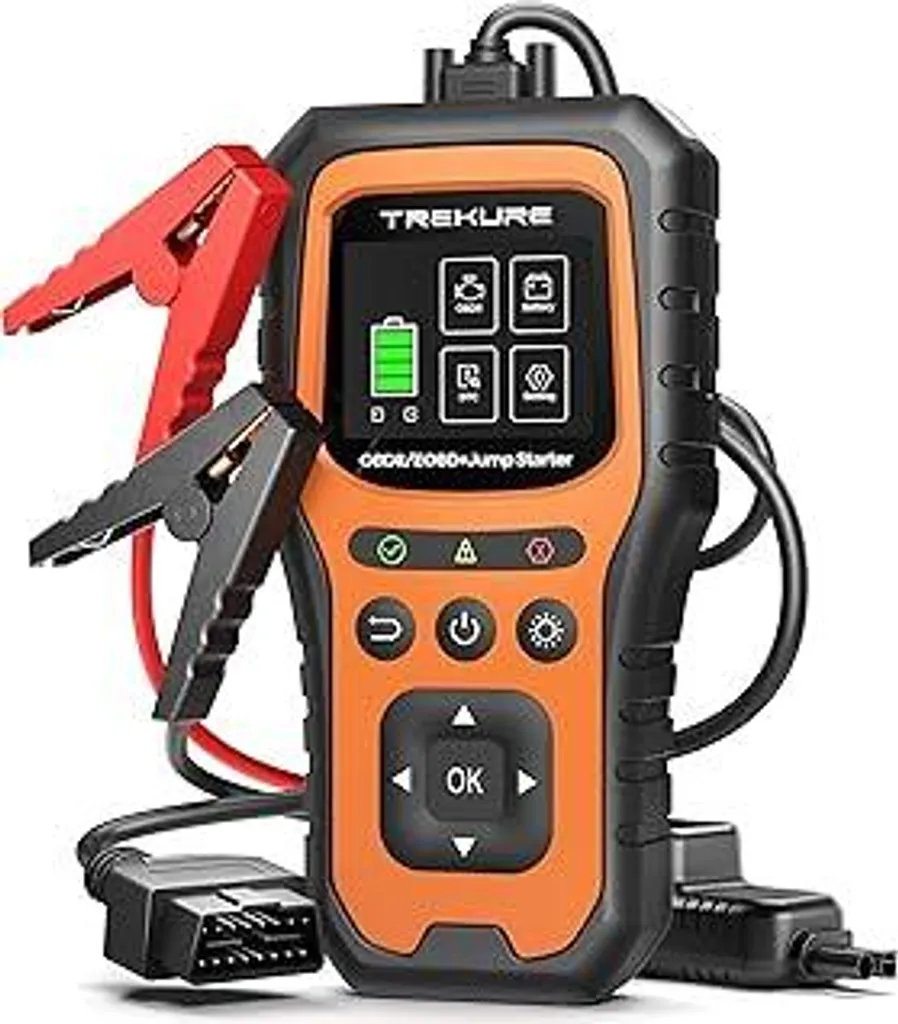 TREKURE 6000A: L'Ultima Frontiera degli Avviatori con Diagnostica OBD2