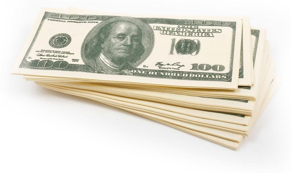 Tovaglioli di carta in dollari USA Immagine del prodotto 