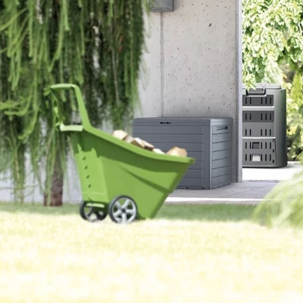 Prosperplast Gartentruhe 190 Liter Woodebox aus Kunststoff Produktbild 9