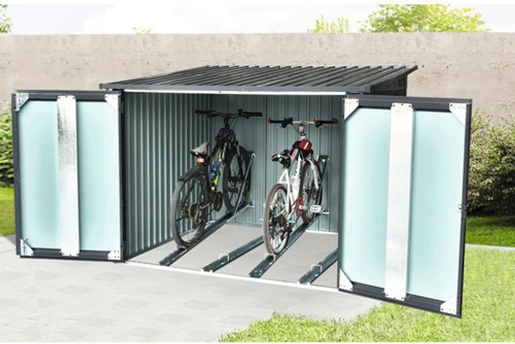Fahrradgarage für 4 Fahrräder 26“ 192 x 192 Kaufland.de